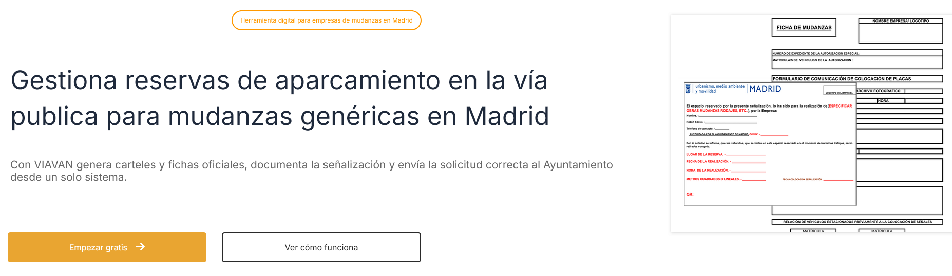 información adicional sobre viavan.es